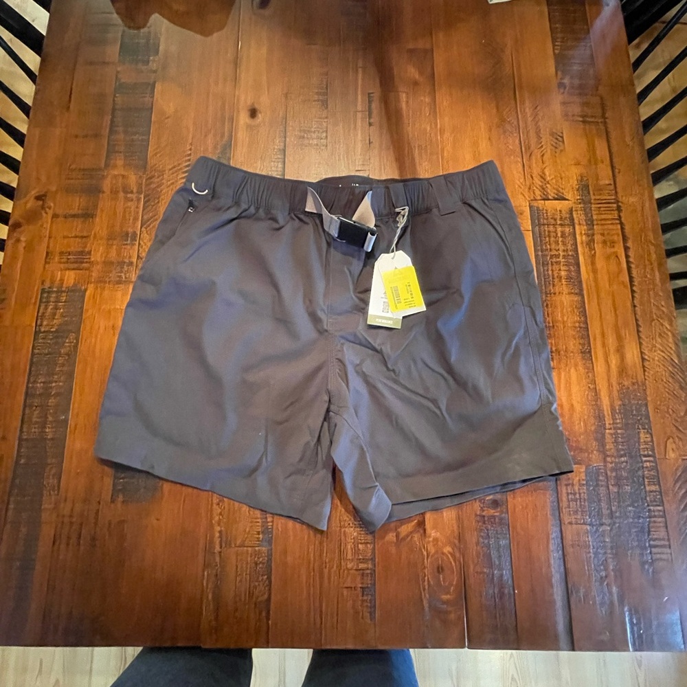 Ascend Men's Dark Gray Hybrid Shorts